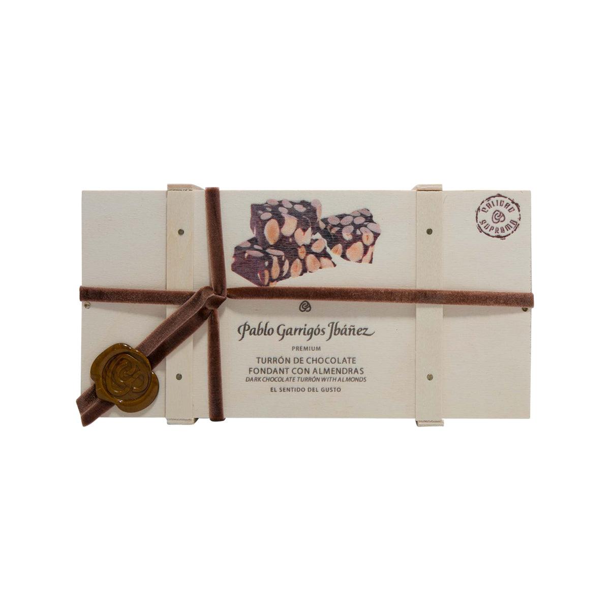 PABLO GARRIGOS IBANEZ Premium Dark Chocolate Turron with Almonds (300g)