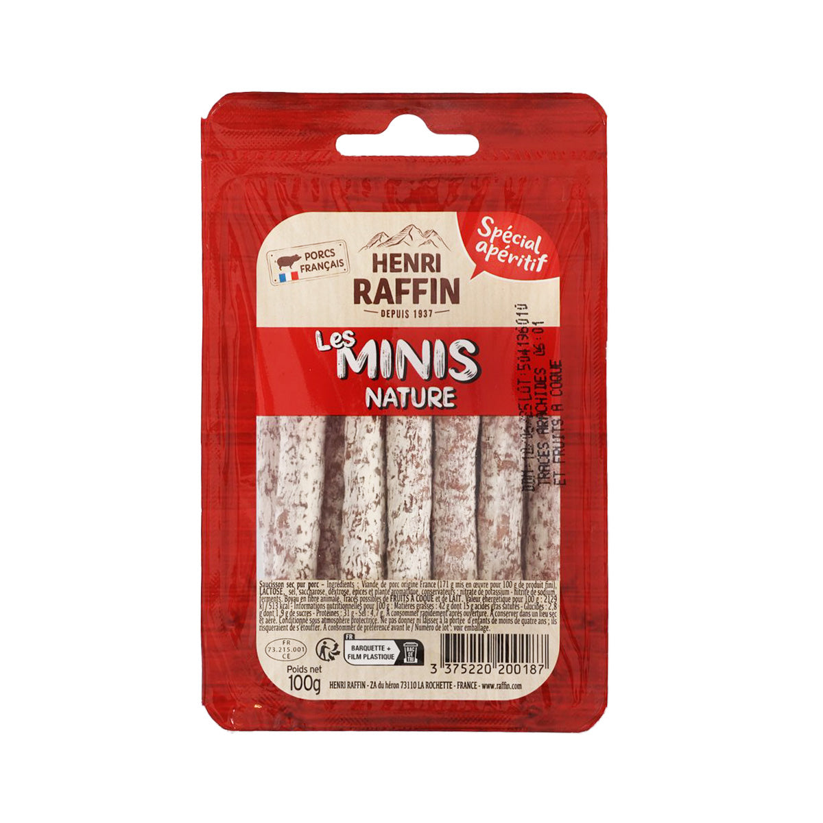 HENRI RAFFIN Air Dry Mini Salami (100g)