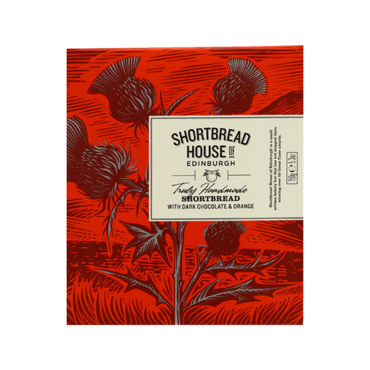 SHORTBREAD HOUSE OF EDINBURGH Shortbread with Dark Chocolate & Orange (150g)