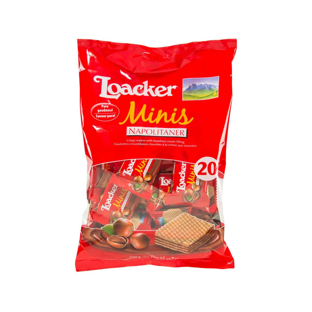 LOACKER Crispy Wafers Filled with Hazelnut Cream (200g)