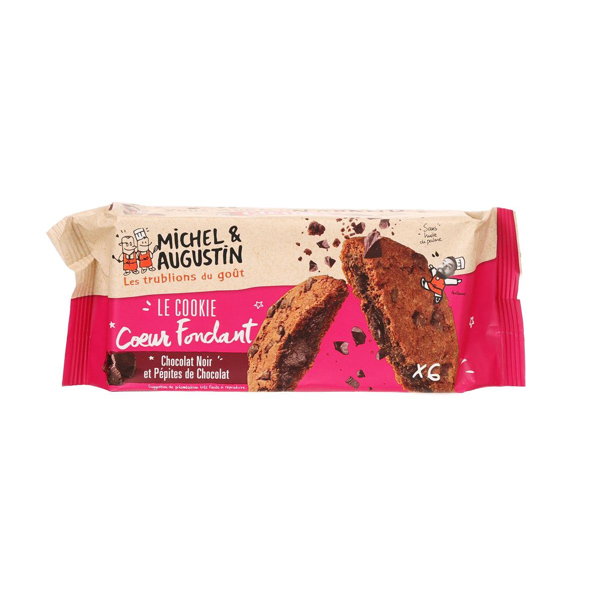 MICHEL & AUGUSTIN Super Cookies - Chocolate Chips with Dark Chocolate Filling (180g)