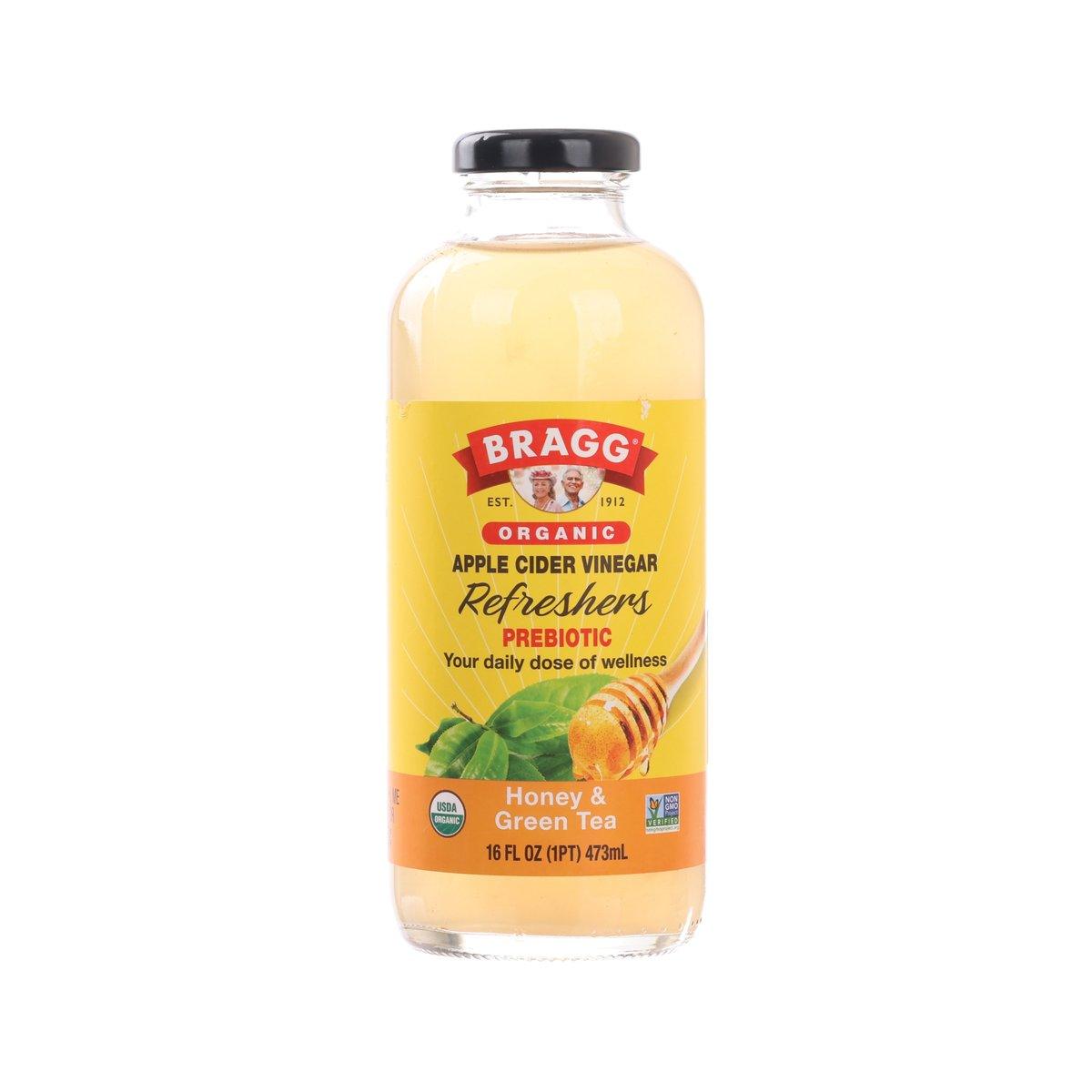 BRAGG Organic Apple Cider Vinegar Beverage - Honey & Green Tea (473mL)