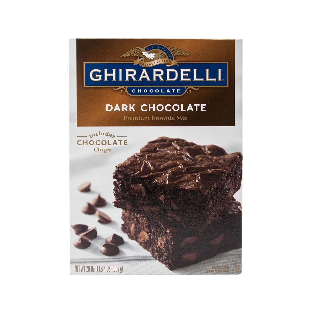 GHIRARDELLI Dark Chocolate Premium Brownie Mix (567g)