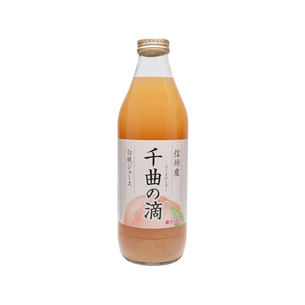 KOTOBUKIKOUGEN Shinshu White Peach Juice - Chikuma No Shizuku (1000mL)