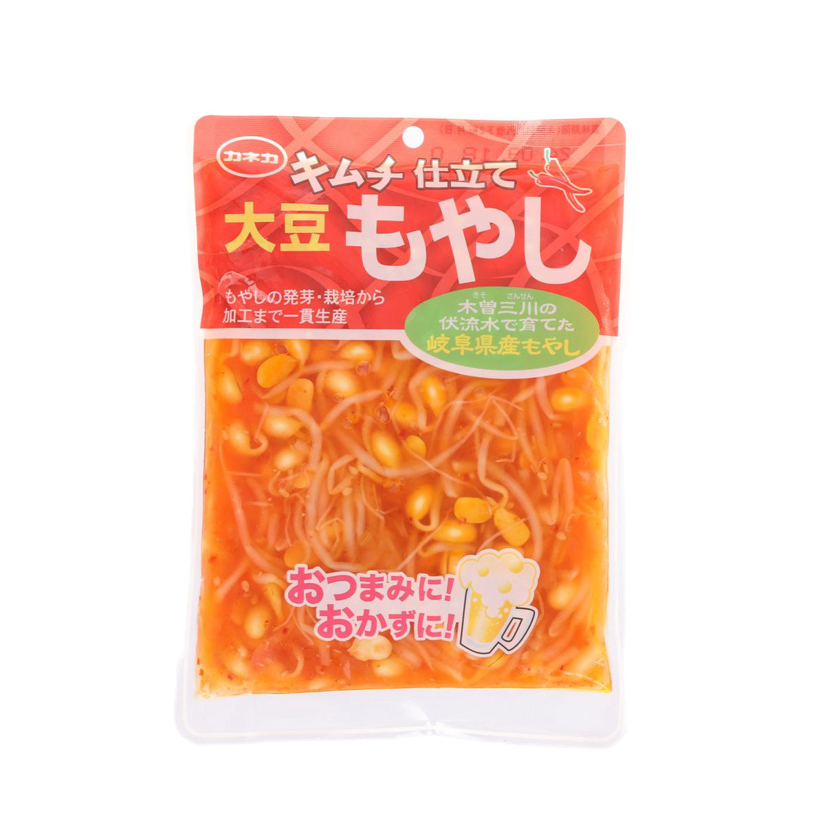 KANEKA Seasoned Bean Sprouts - Kimchi Flavor (195g)