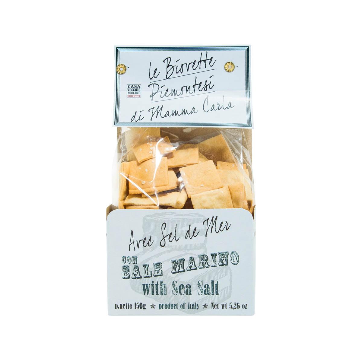 CASA VECCHIO MULINO Biovette Crispy Bread with Sea Salt (150g)