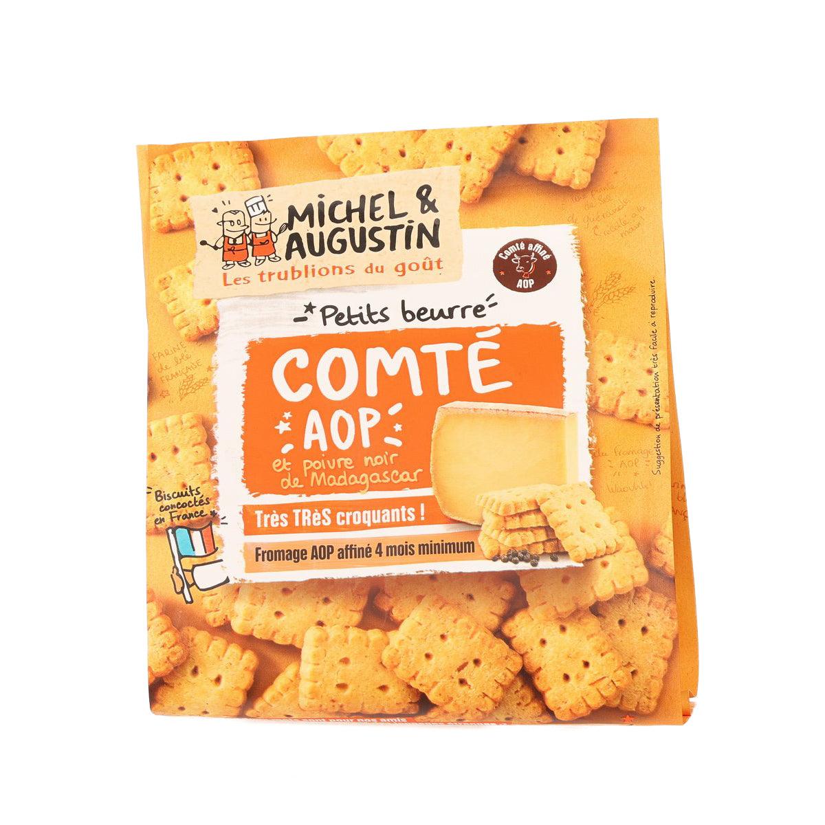 MICHEL & AUGUSTIN Butter Biscuits with Comte AOP Cheese and Pepper (100g)