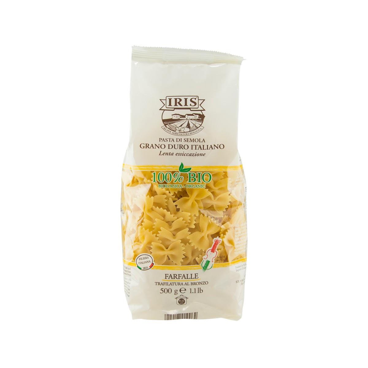 IRIS BIO Organic Durum Wheat Farfalle (500g)