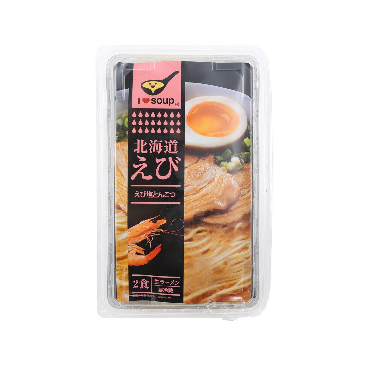 NAMTIEN SEIMEN Shrimp & Salt Flavour Porkbone Soup Ramen Noodles (2 x 177g)