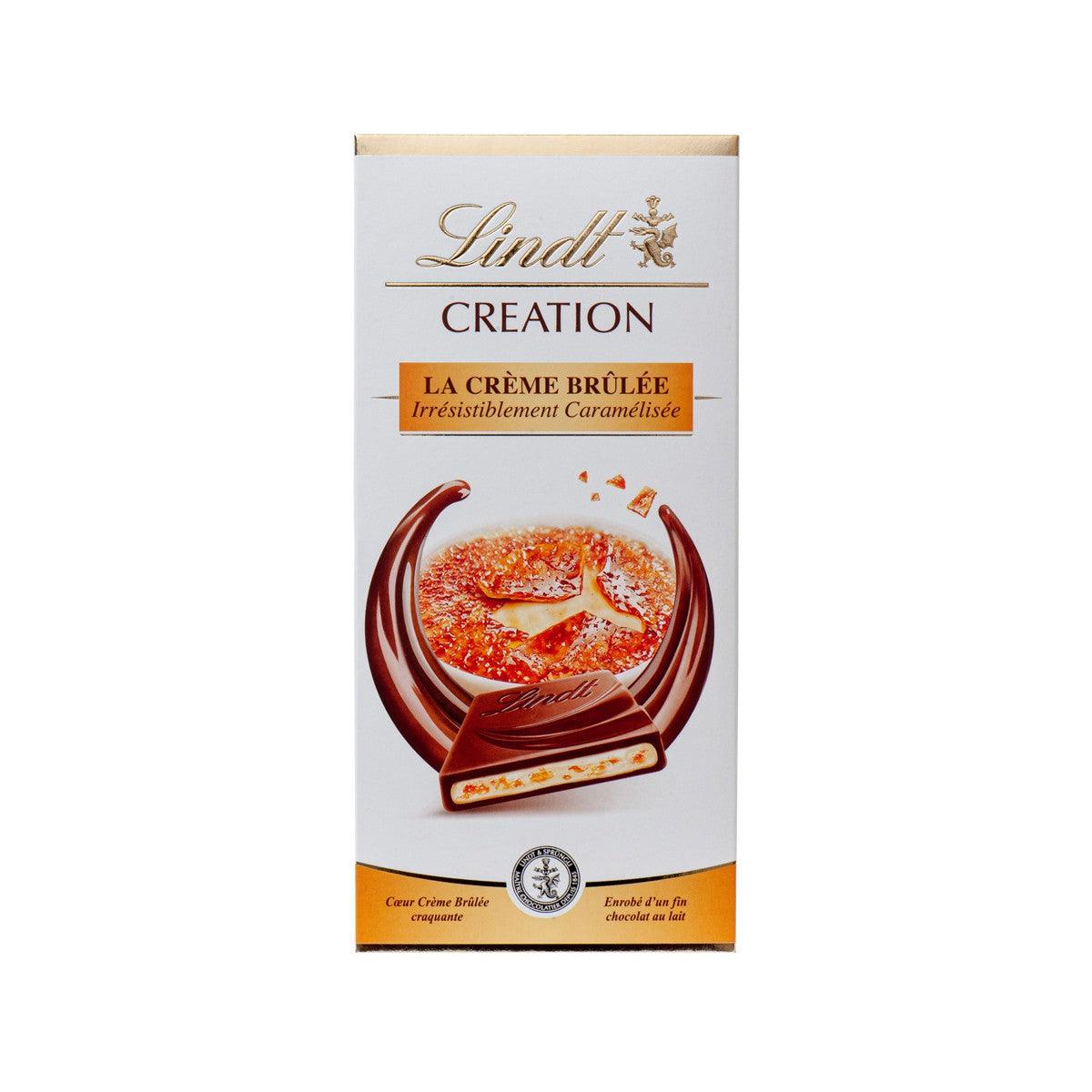 LINDT Creation Milk Chocolate - Crème Brûlée Flavor (150g)