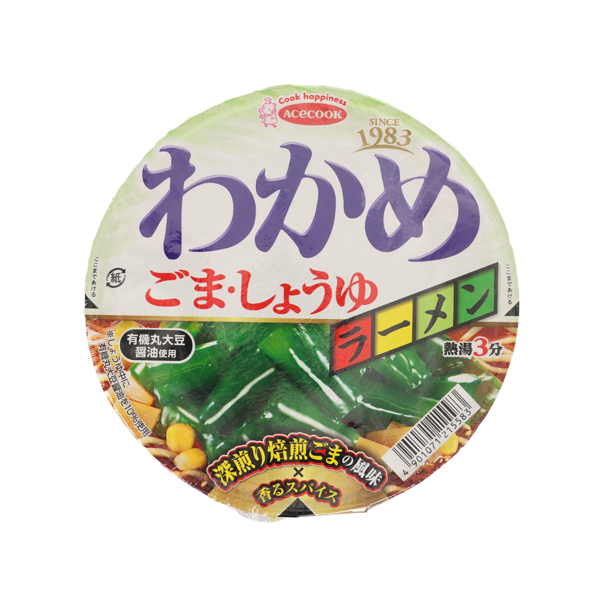 ACE COOK Wakame Seaweed Ramen - Sesame Soy Sauce (93g)