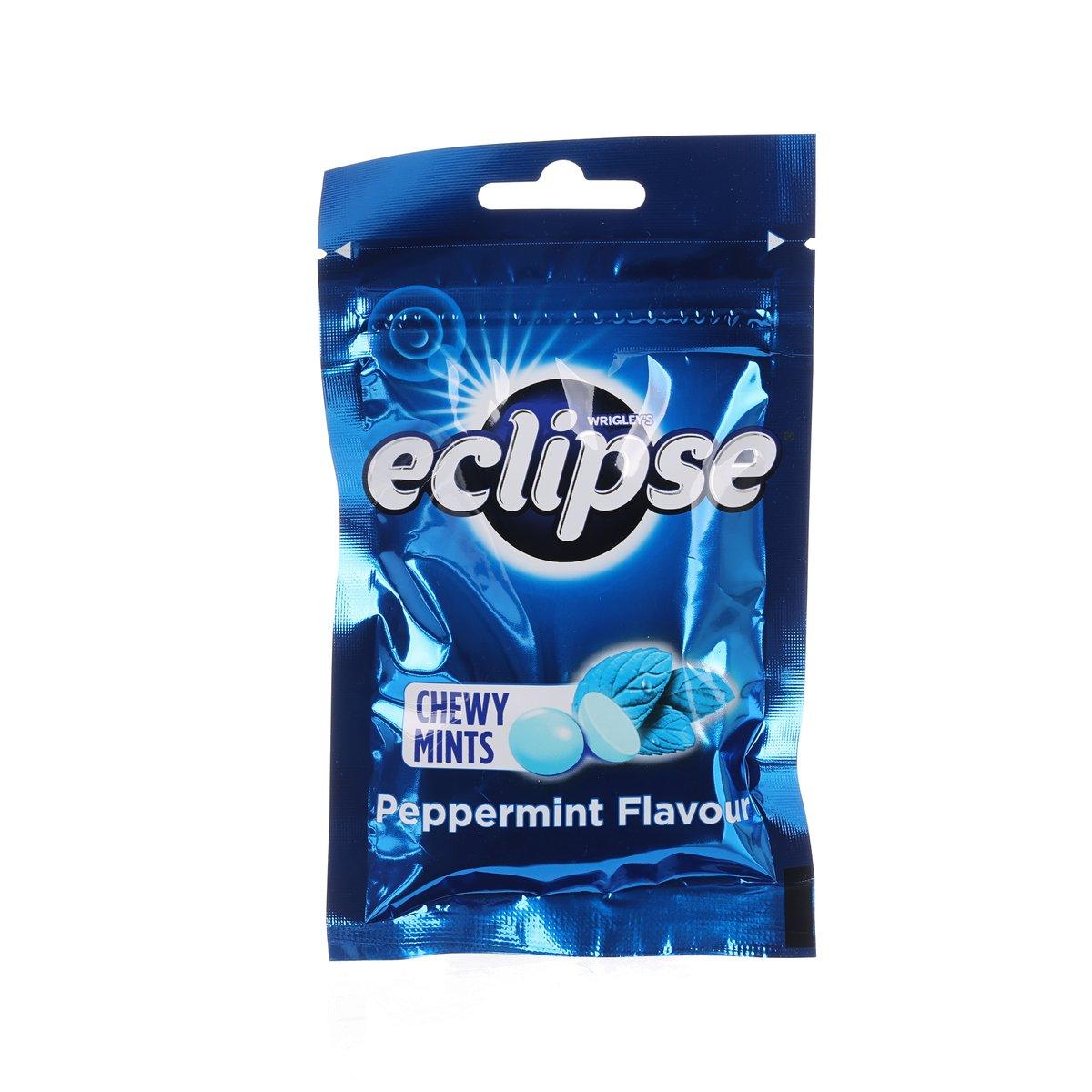 WRIGLEY'S Eclipse Chewy Mints - Peppermint Flavour (45g)