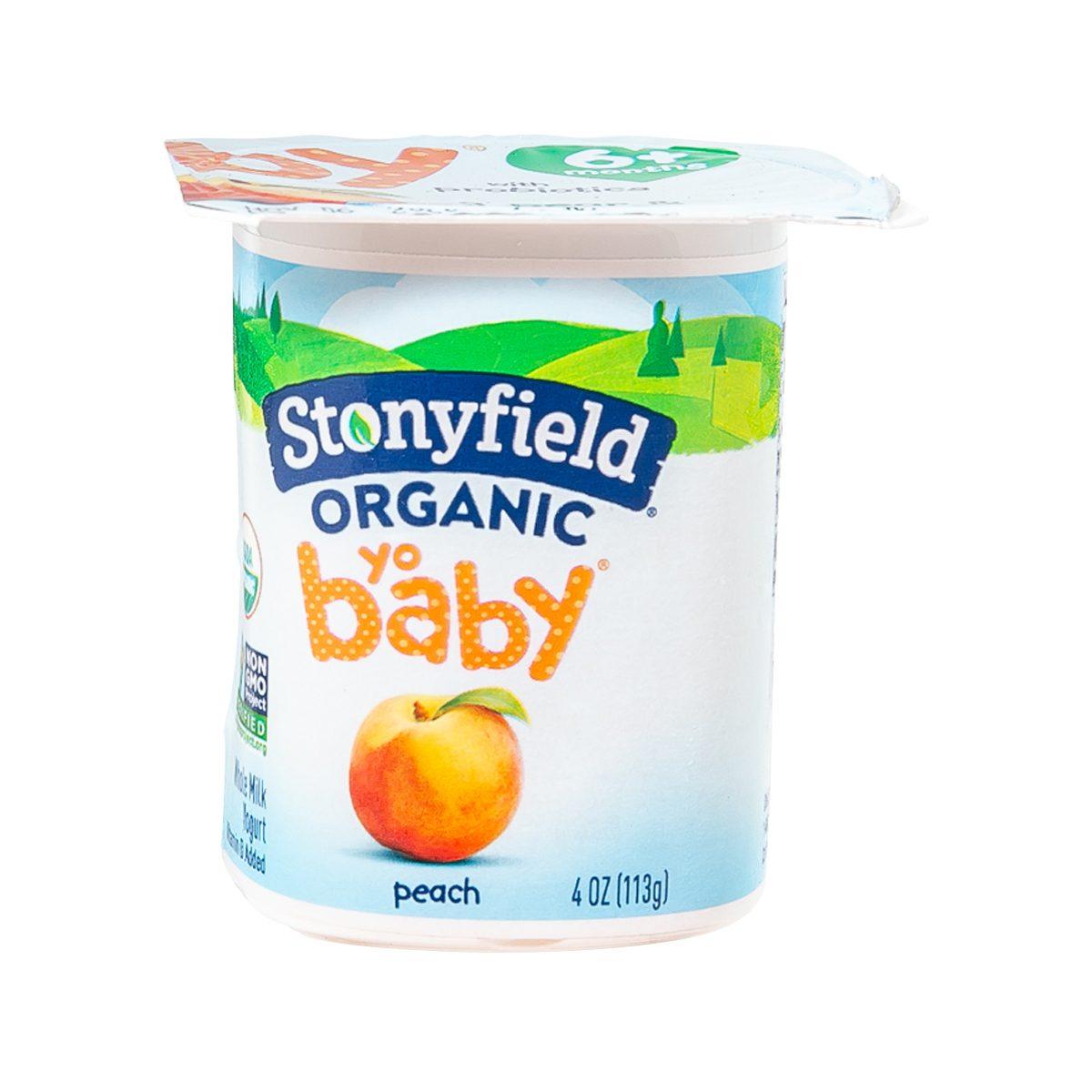 STONYFIELD Yobaby Organic Whole Milk Yogurt - Peach (113g)