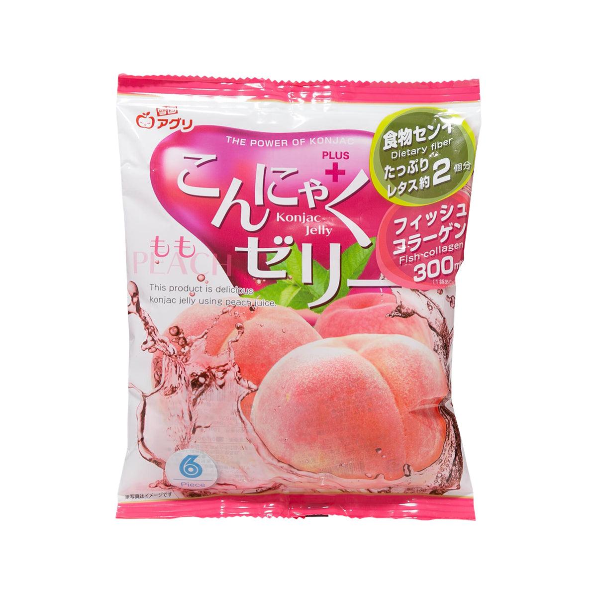 YUKIGUNIAGURI Konnyaku Jelly - Peach (6 x 18g) - city'super E-Shop