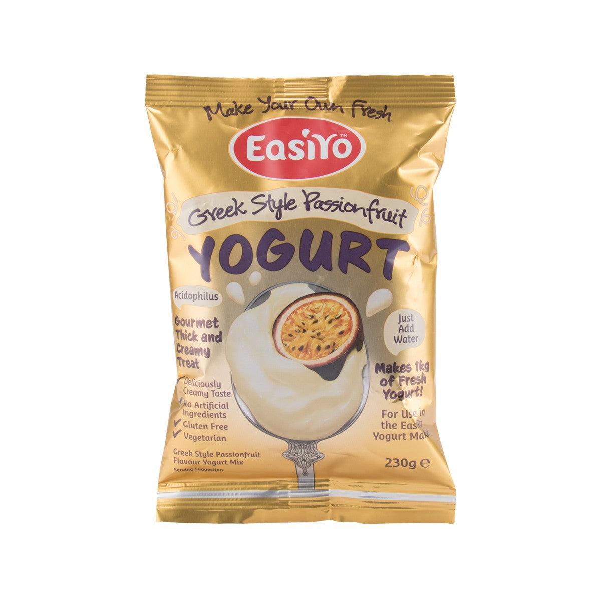 EASIYO Greek Style Passion Fruit Flavoured Yogurt Base (230g)