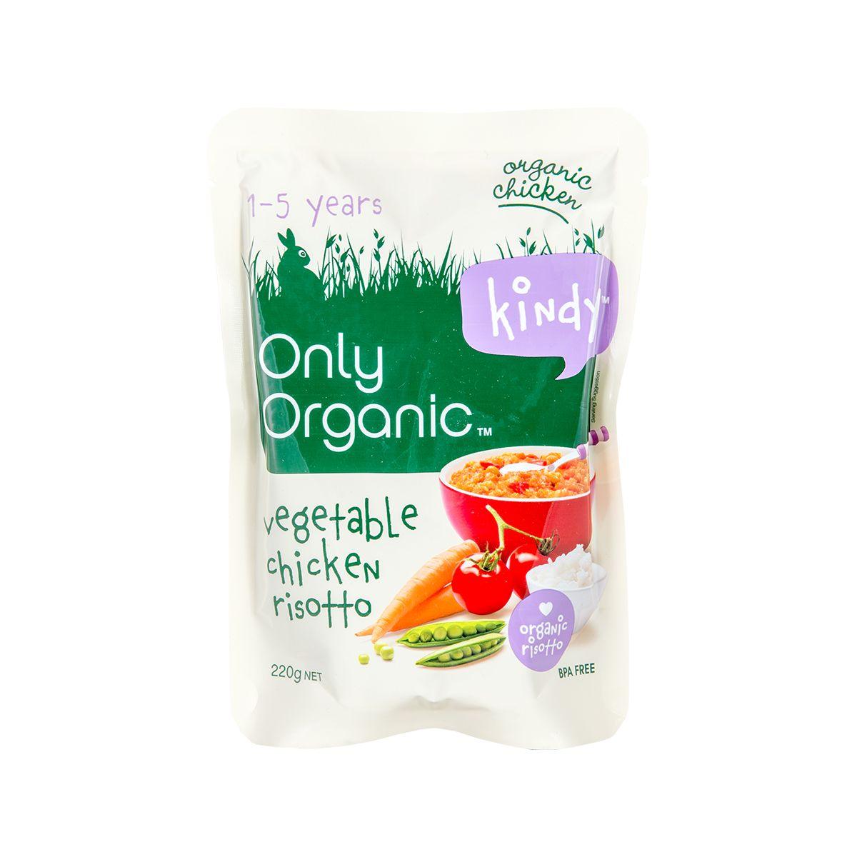 ONLY ORGANIC Organic Vegetable Chicken Risotto (220g)