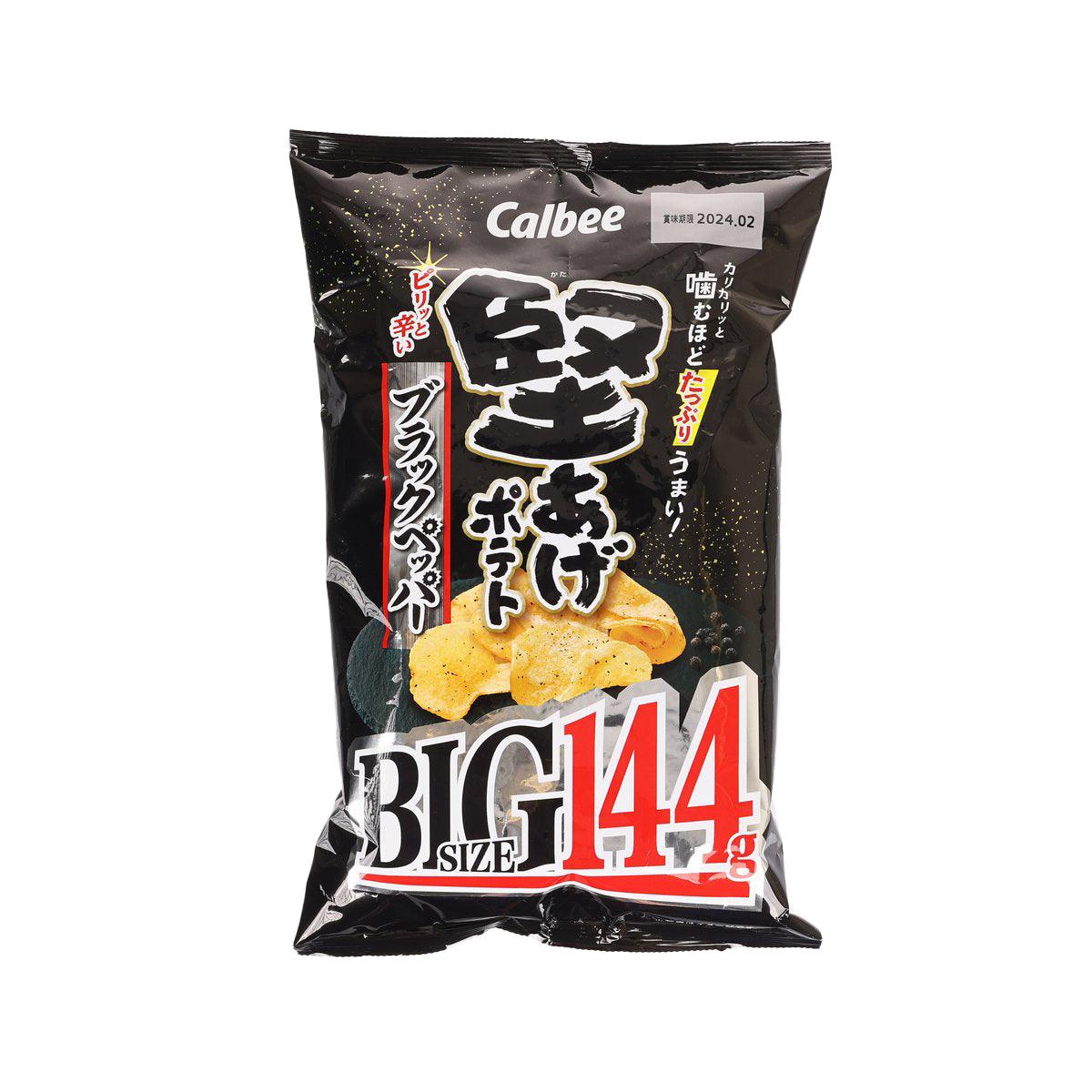 CALBEE Big Size Hard Fried Potato Chips - Black Pepper (132g)