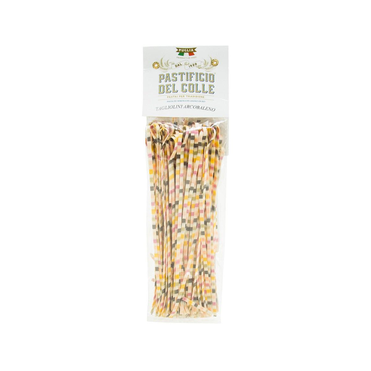 PASTIFICIO DEL COLLE Artisanal Colorful Pasta - Rainbow Tagliolini (250g)