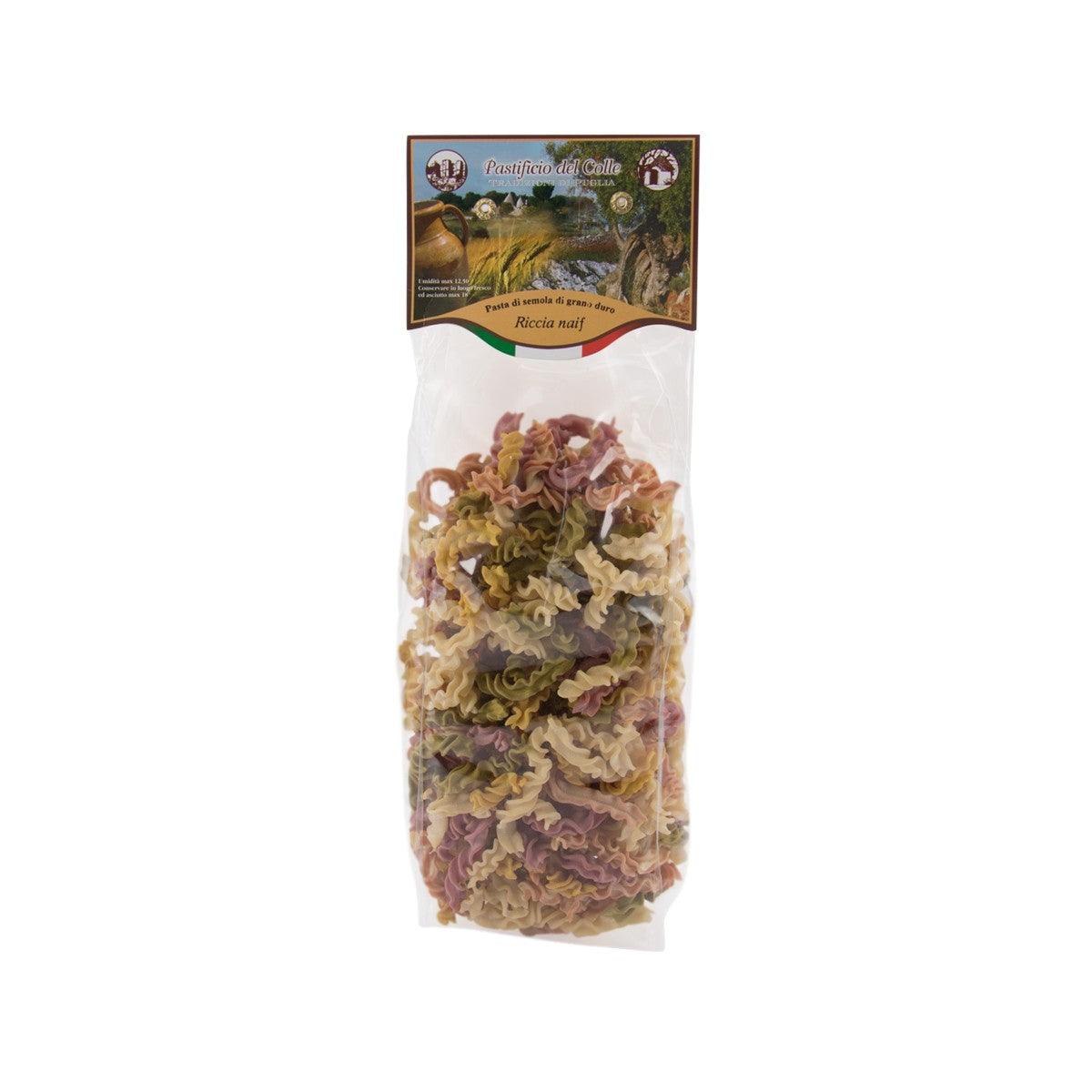 PASTIFICIO DEL COLLE Artisanal Colorful Pasta - Riccia Naif (500g)