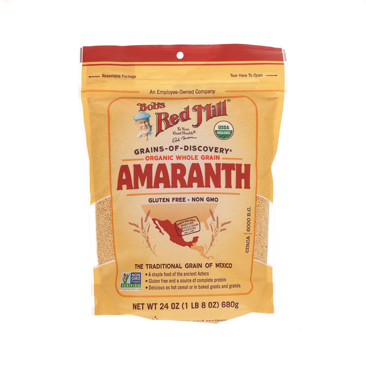 BOB'S RED MILL Organic Whole Grain Amaranth (680g)