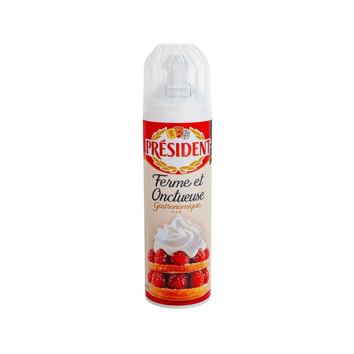 PRESIDENT UHT Cream in Aerosol Container (250g)