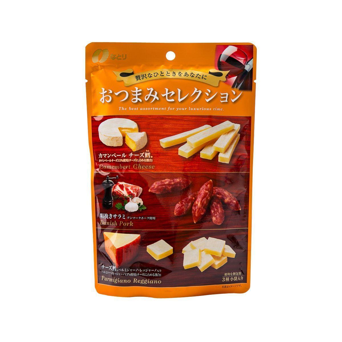 NATORI Cheese Snack with Cod and Salami Snack Selection (63g)