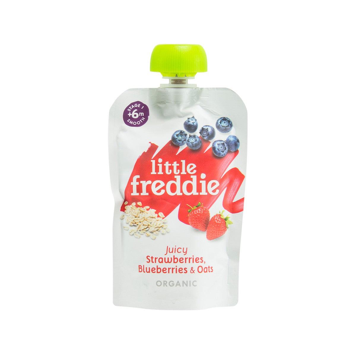 LITTLE FREDDIE Organic Strawberries, Blueberries & Oats (100g)