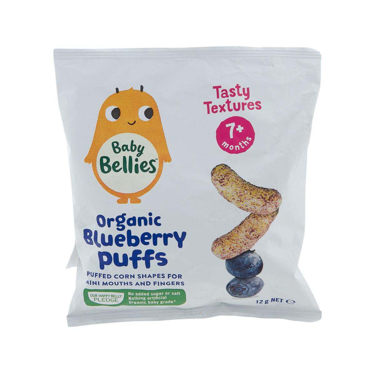 LITTLE BELLIES Organic Blueberry Puffs (12g)