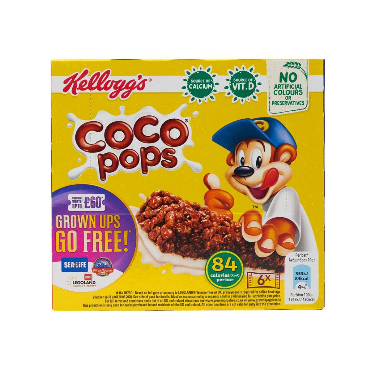 KELLOGG'S Coco Pops Cereal Bar (4 x 20g)