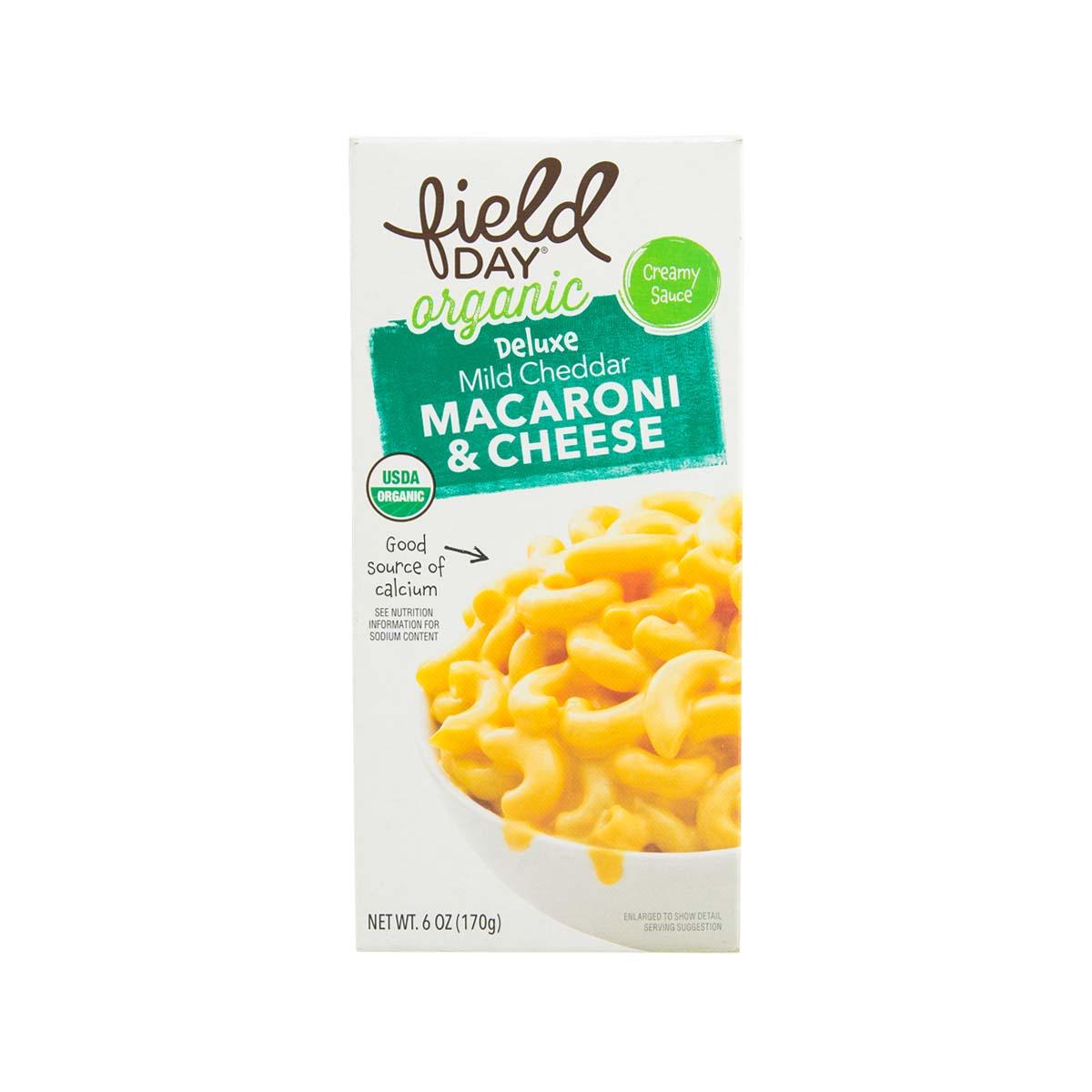 FIELD DAY Organic Deluxe Mild Cheddar Macaroni & Cheese (170g)