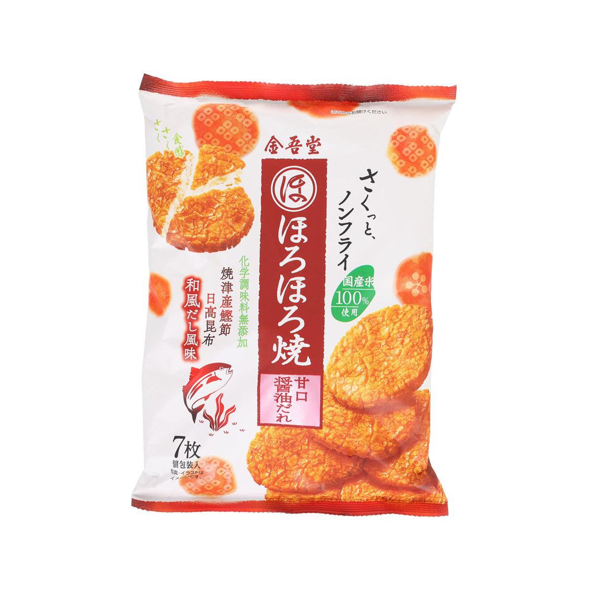 KINGODO Soft Rice Cracker - Soy Sauce (7pcs)