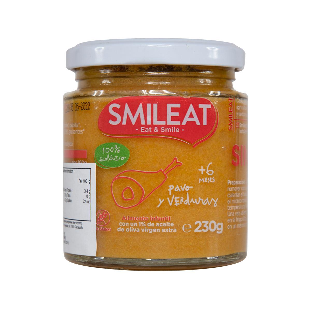 SMILEAT Organic Baby Food - Vegetables & Turkey (230g)