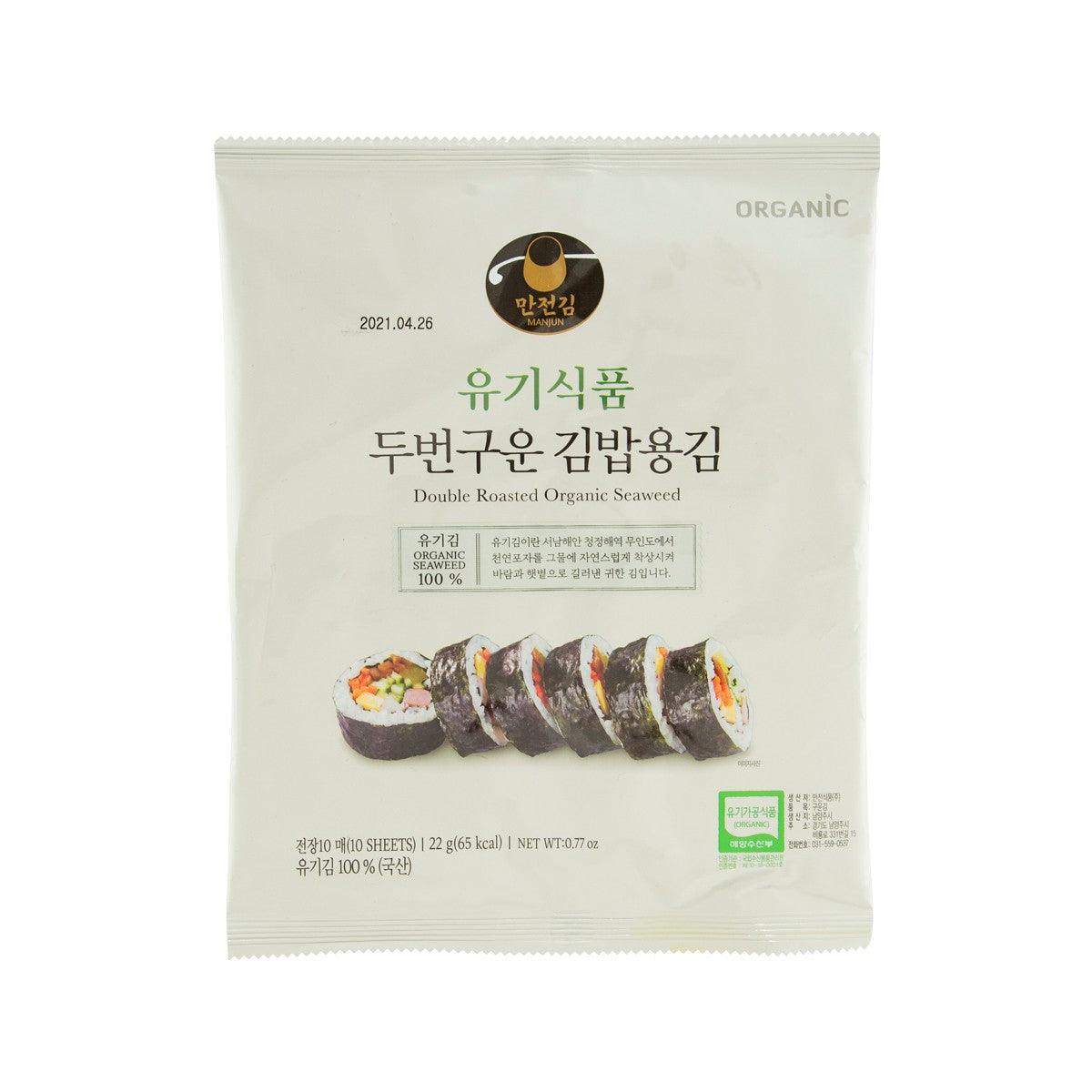 MANJUN Double Roasted Organic Seaweed (22g)