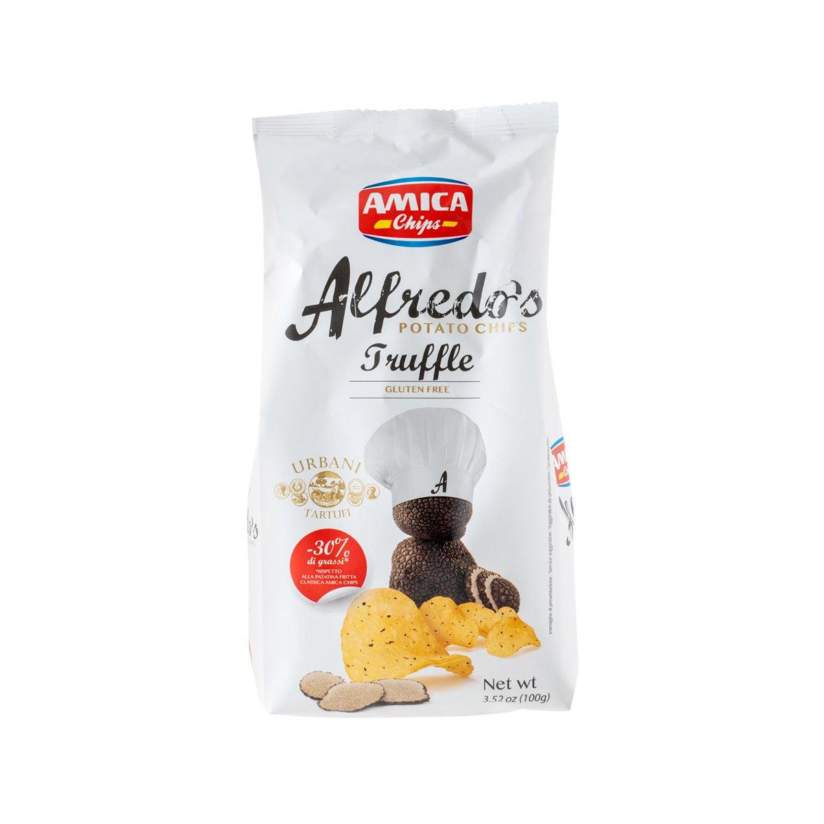 AMICA Alfredo's Gourmet Potato Chips - Black Truffle (100g)