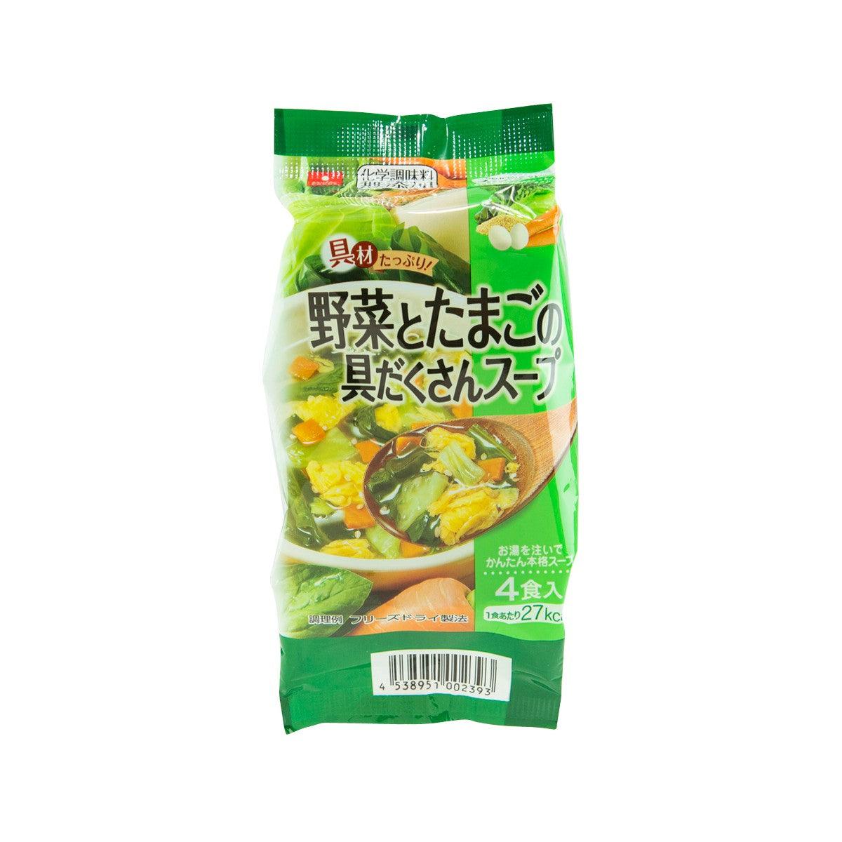 ASUZAC FOODS Instant Freeze-dried Mixed Vegetable & Egg Soup (32.4g)