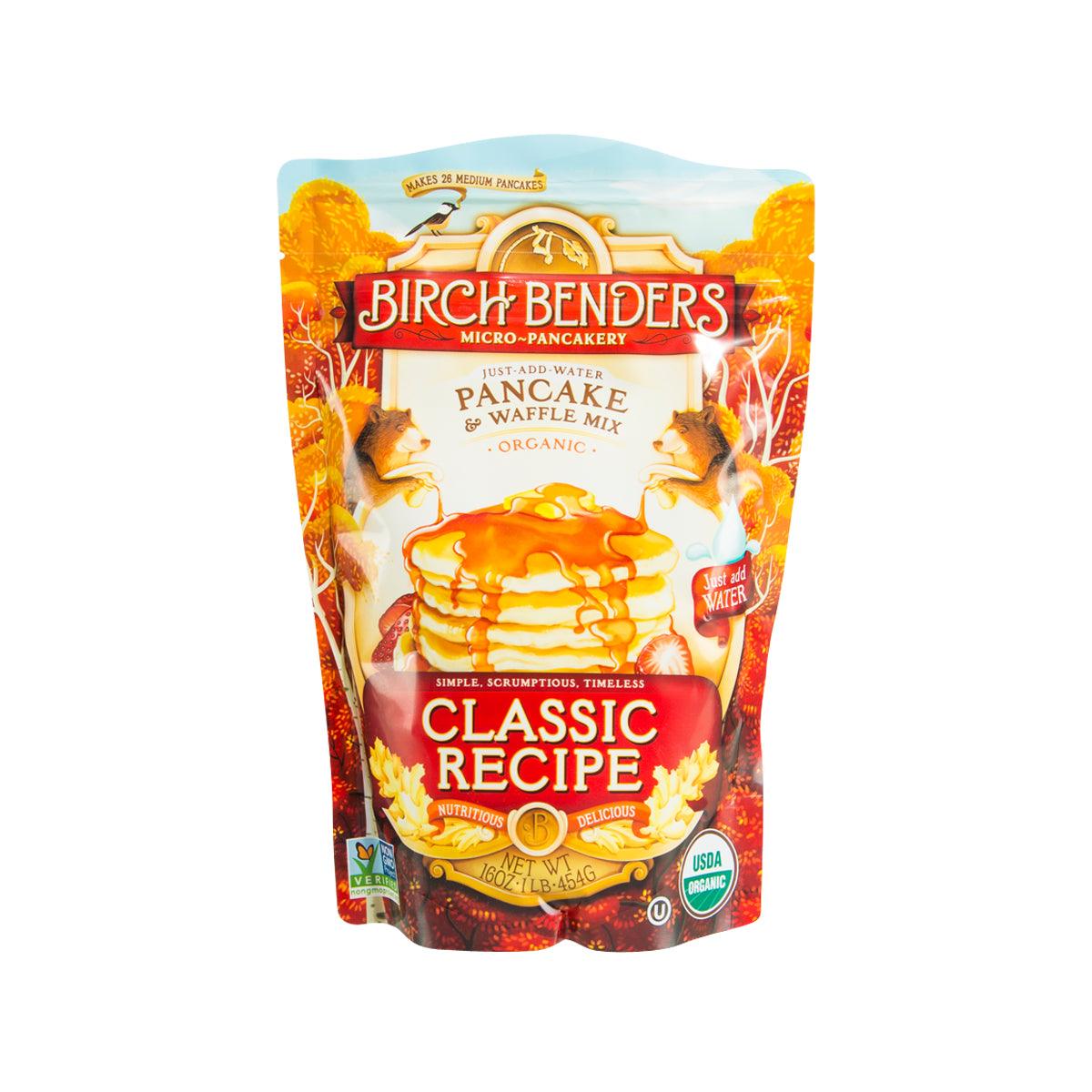 BIRCH BENDERS Organic Pancake & Waffle Mix - Classic Recipe (454g)