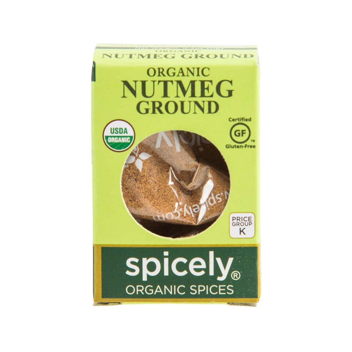 SPICELY Organic Nutmeg - Ground (11g)