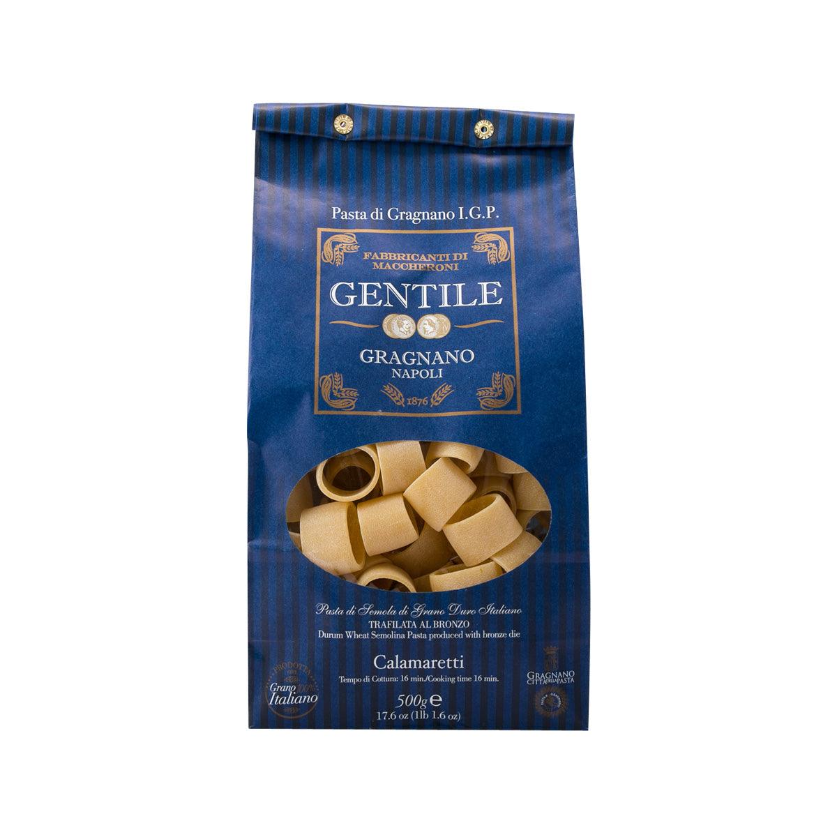 GENTILE Artisanal Pasta di Gragnano IGP - Calamaretti (500g)