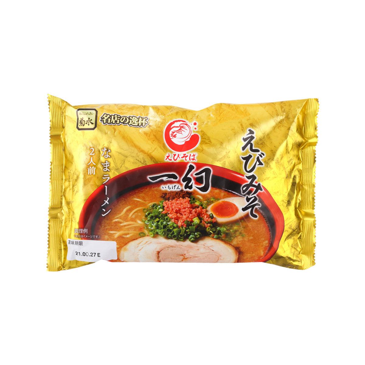 KIKUSUI Ebisoba Ichigen - Shrimp & Miso Soup Ramen (326g)