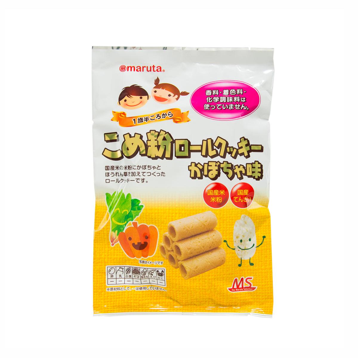 MARUTA Baby Rice Roll - Pumpkin Flavor (10pcs)