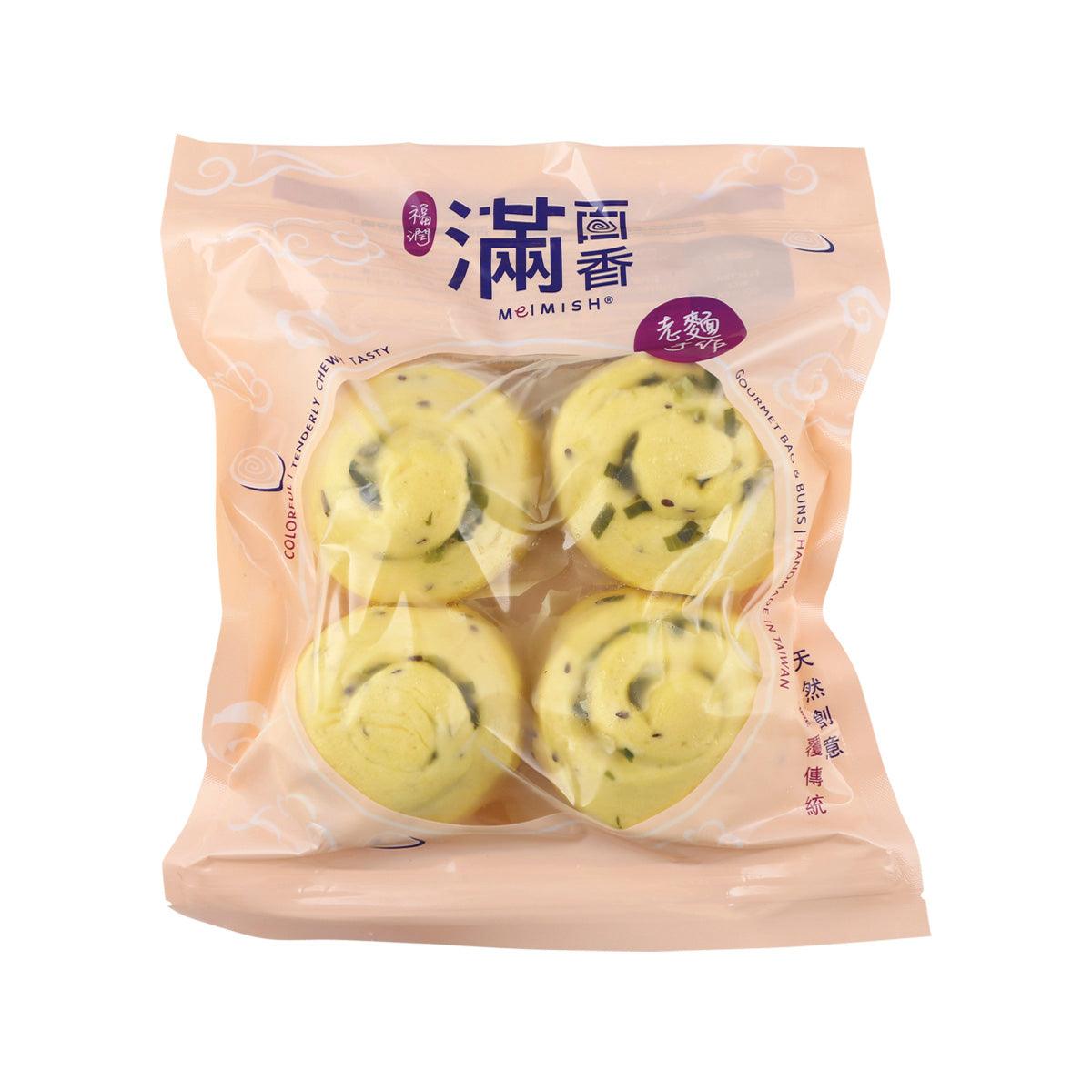 FM FOOD Green Onion Egg Yolk Bun (400g)