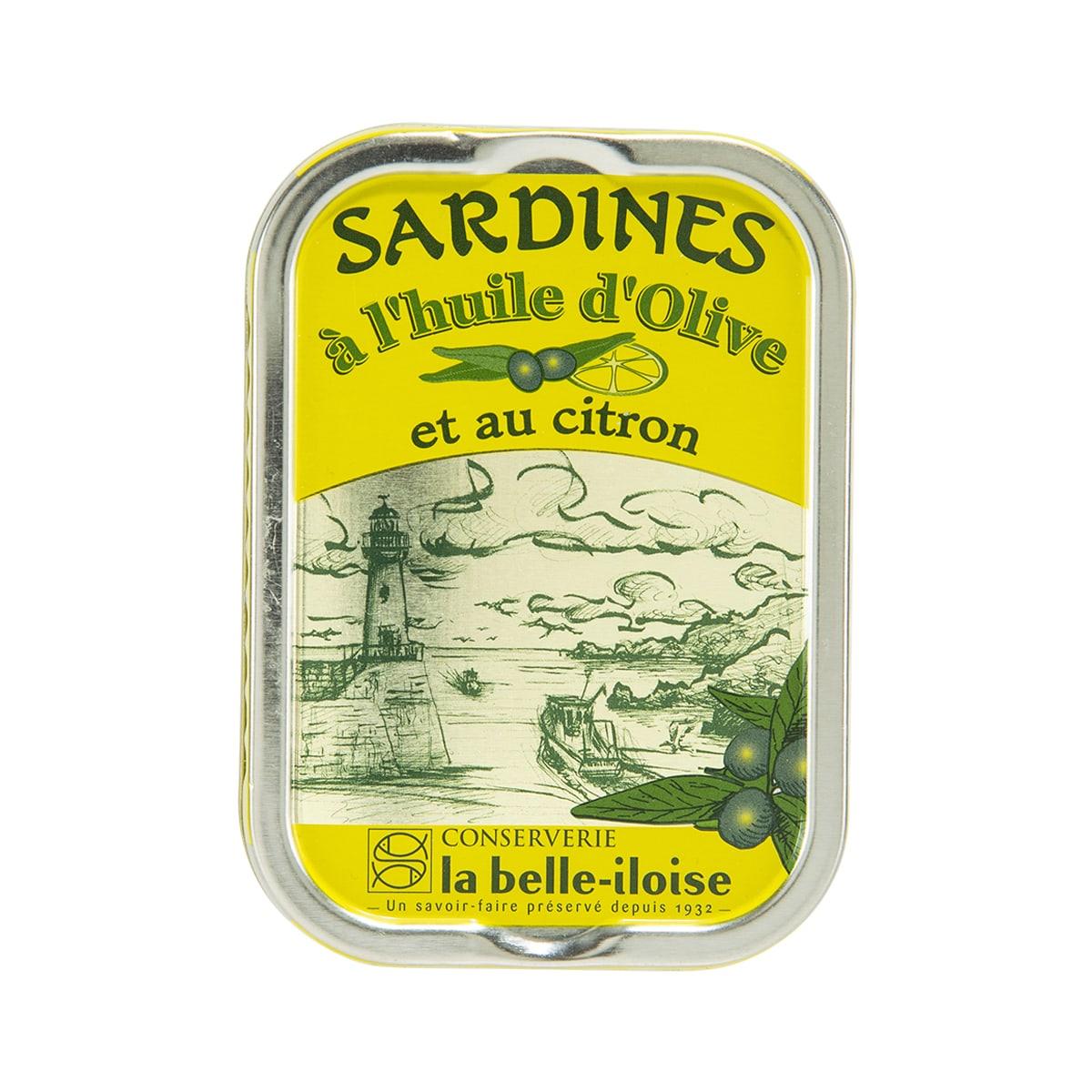 LA BELLE-ILOISE Sardine in Olive Oil with Lemon (115g)