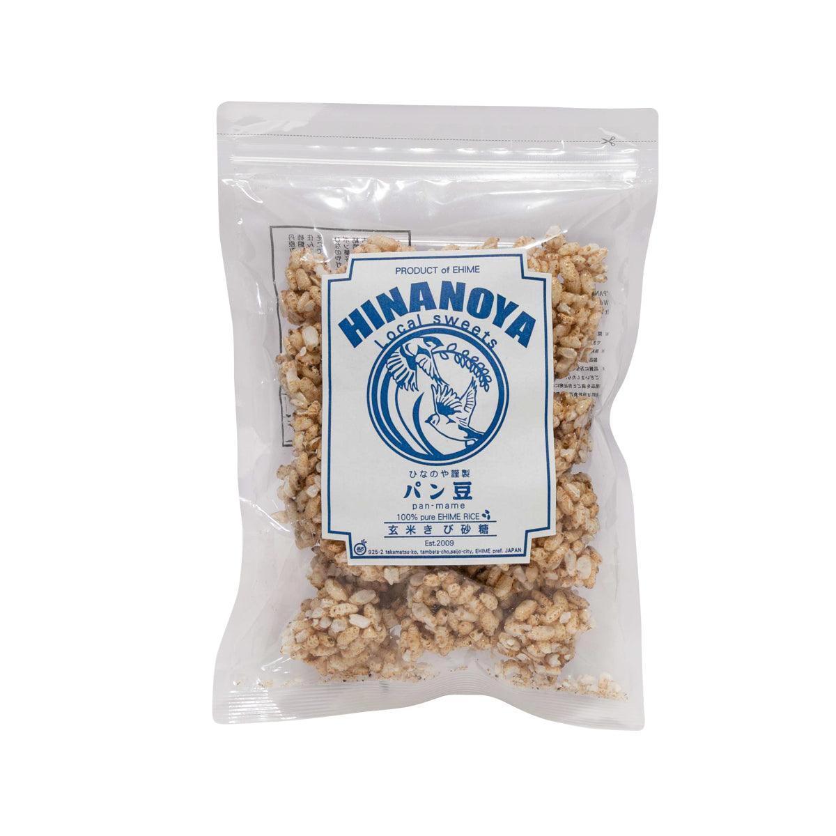 HINANOYA Ehime Rice Puff - Genmai & Brown Sugar (90g)