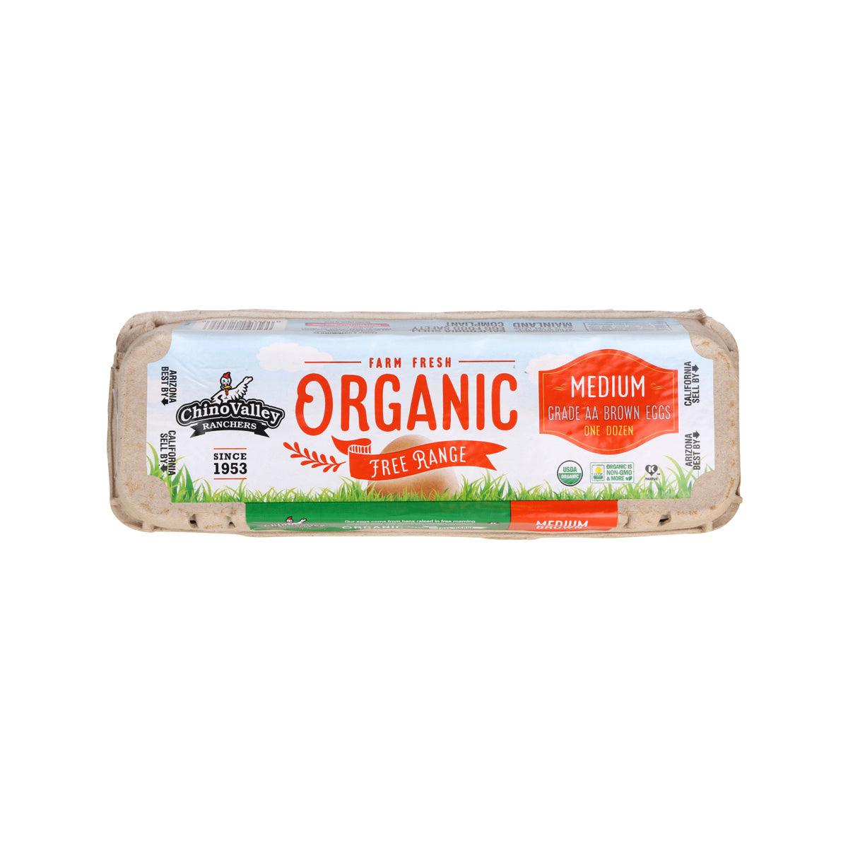 CHINO VALLEY Organic Free Range Eggs - Medium (12pcs)
