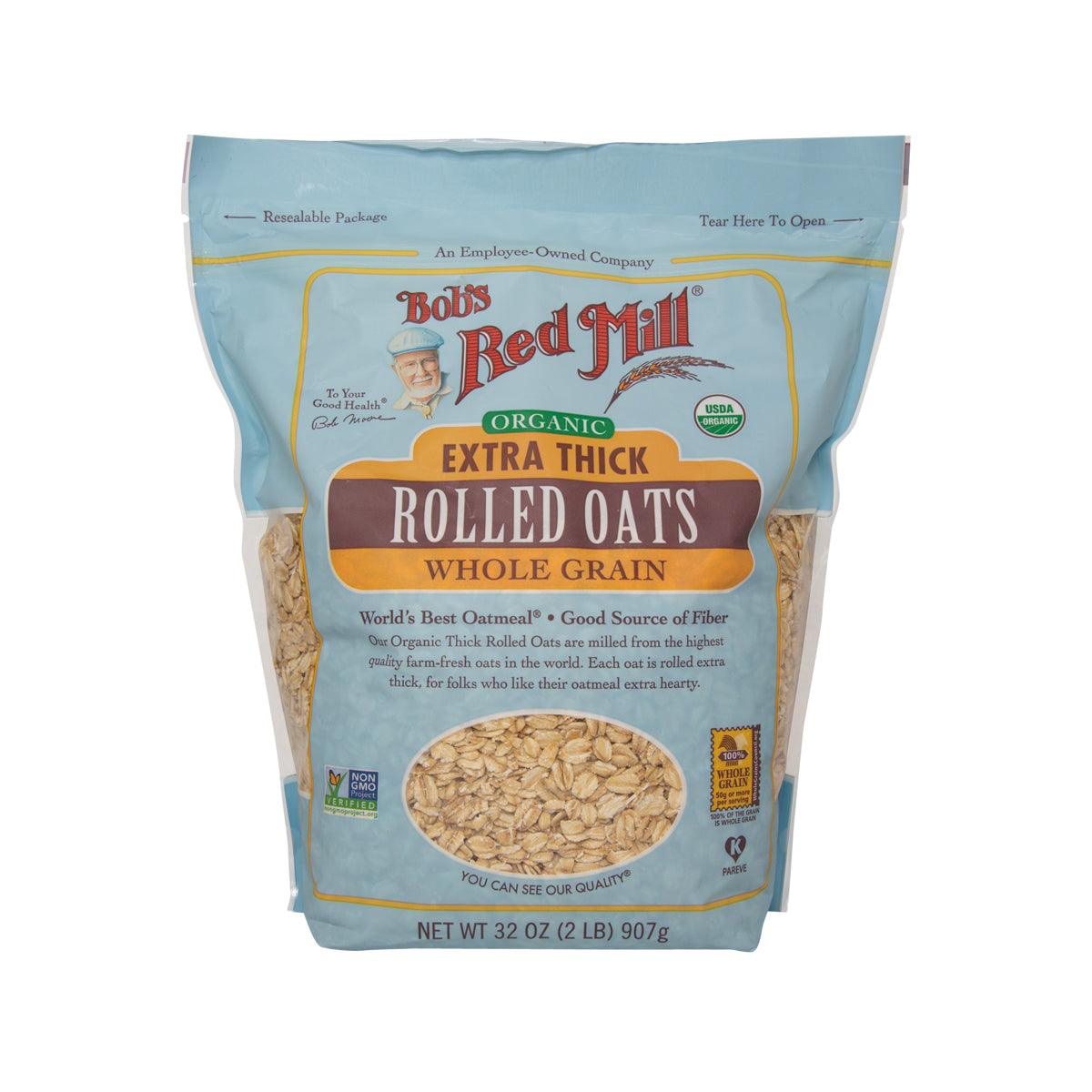 BOB'S RED MILL Organic Extra Thick Rolled Oats (907g)