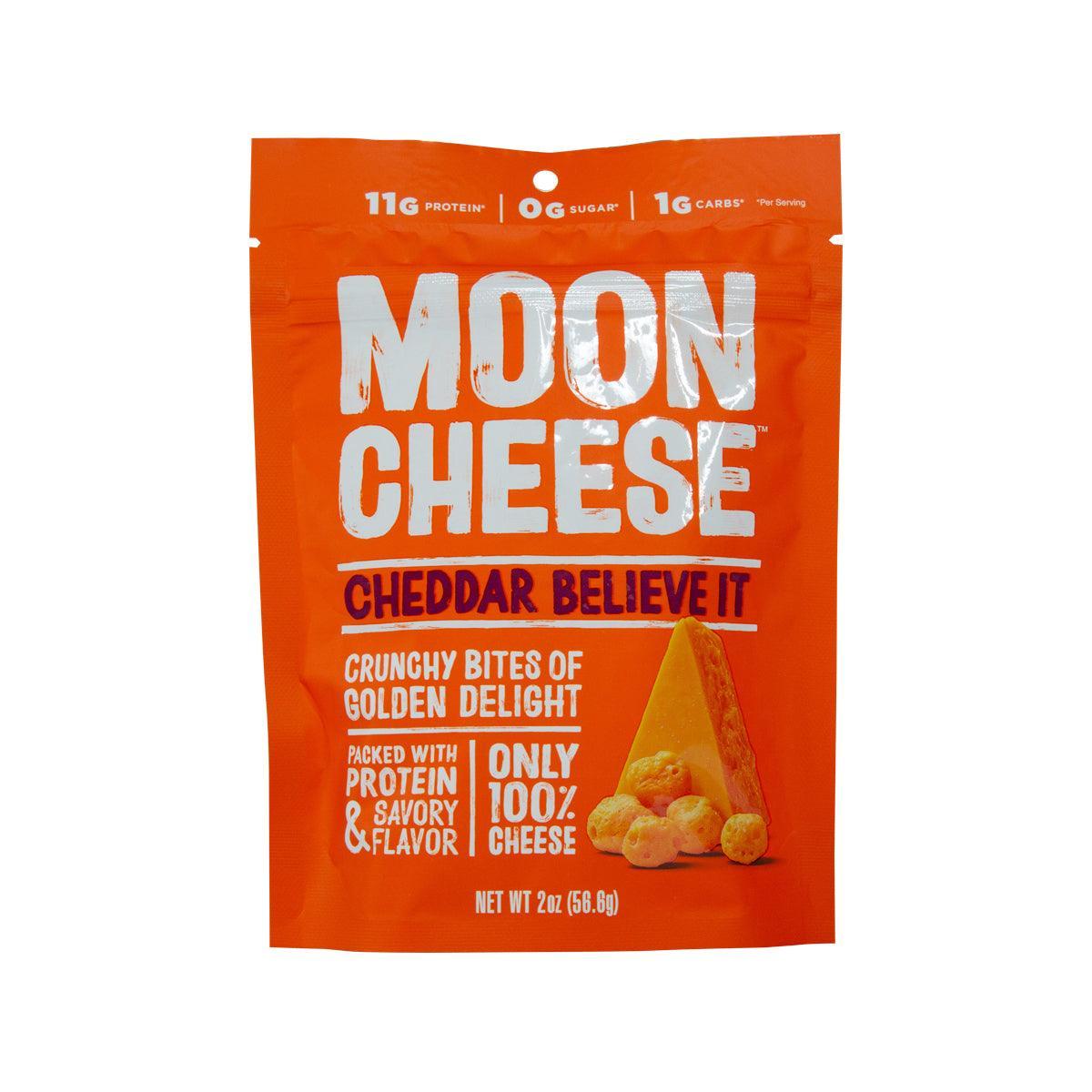 MOON CHEESE Cheese Snack - Cheddar (57g)