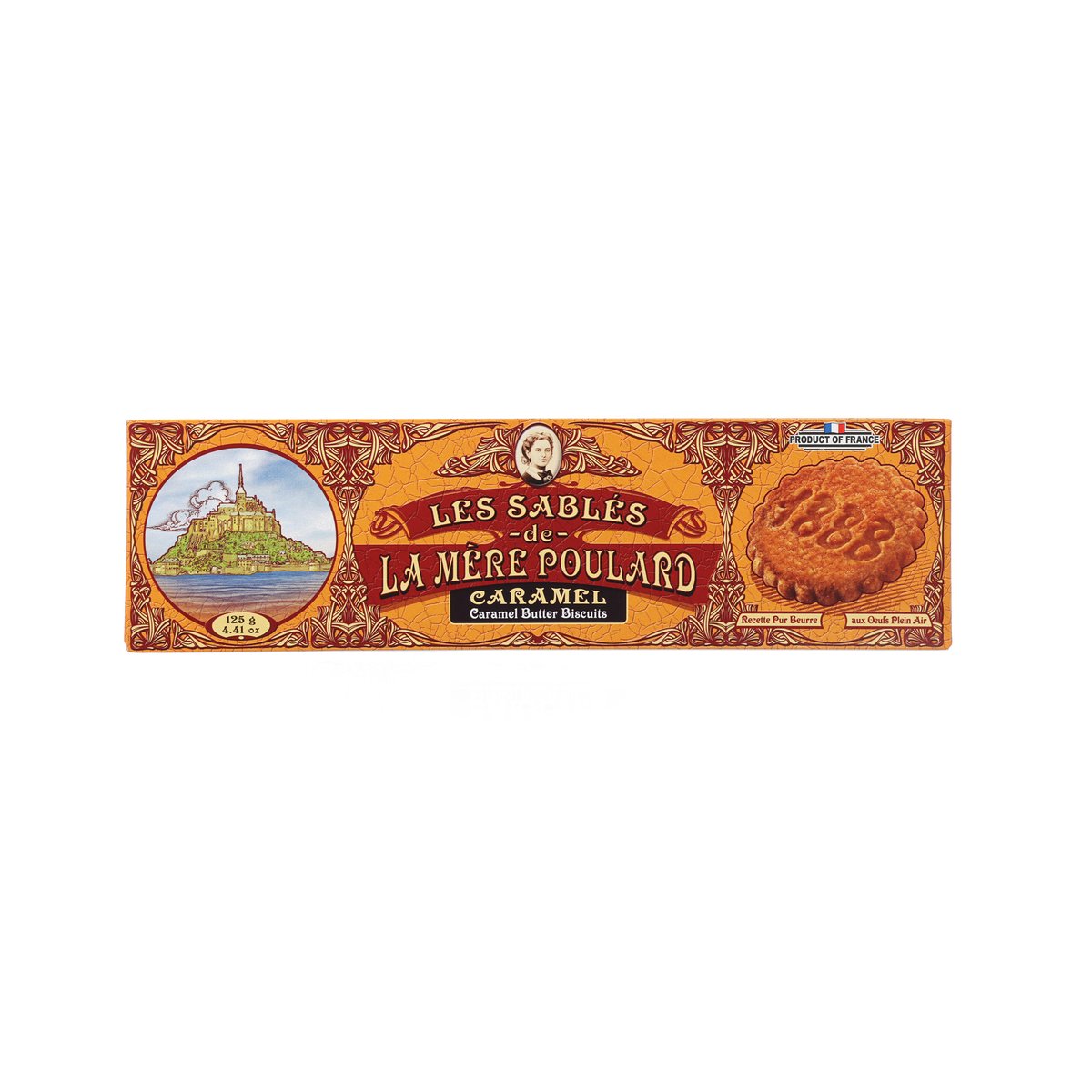 LAMEREPOULARD Caramel Butter Shortbread Biscuits (125g)