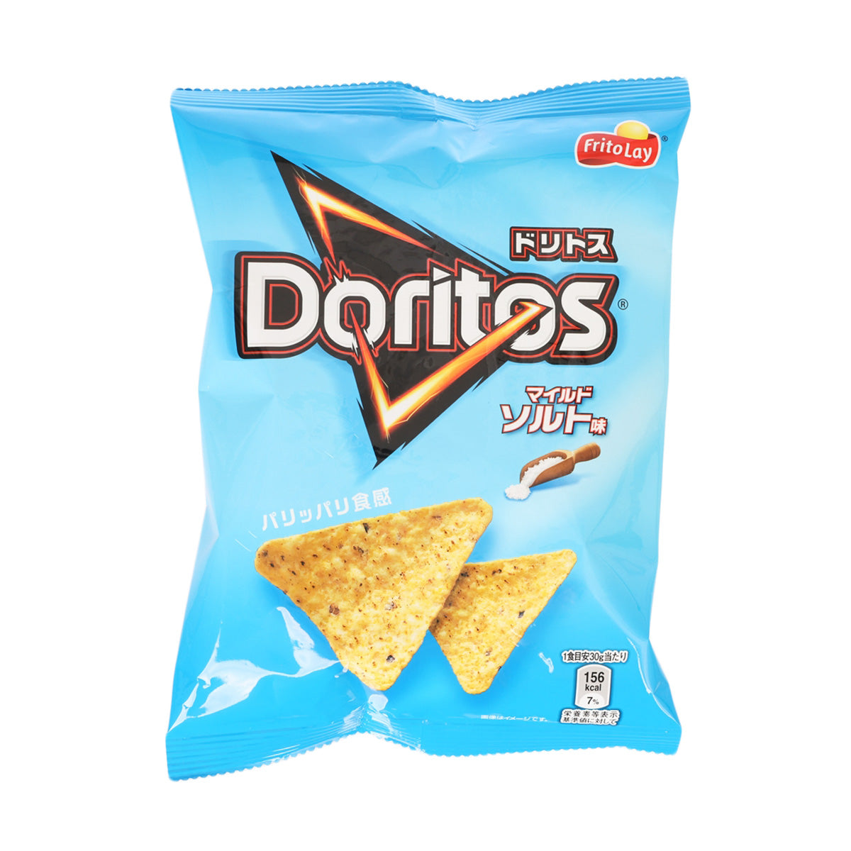FRITO LAY Doritos Tortilla Chips - Mild Salt Flavor (60g)