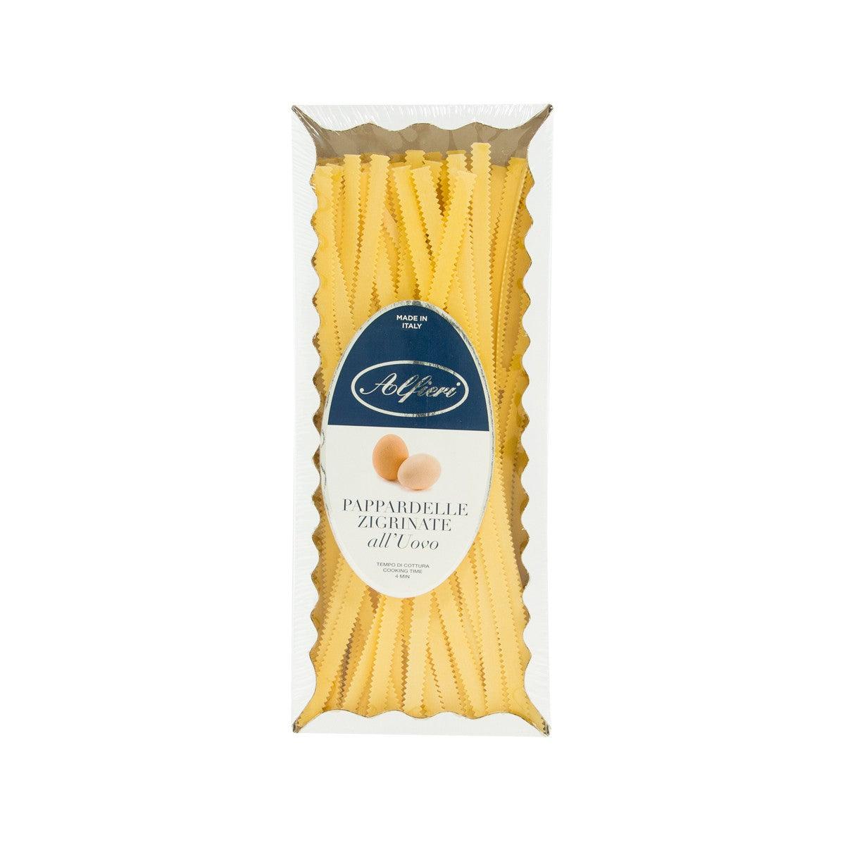 ALFIERI Artisanal Pappardelle Zigrinate Egg Pasta (250g)