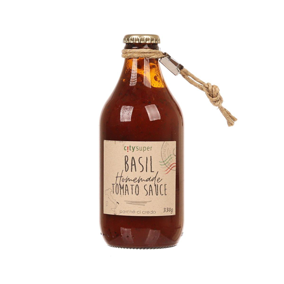 CITYSUPER X PERCHE CI CREDO Homemade Tomato Sauce with Basil (330g)